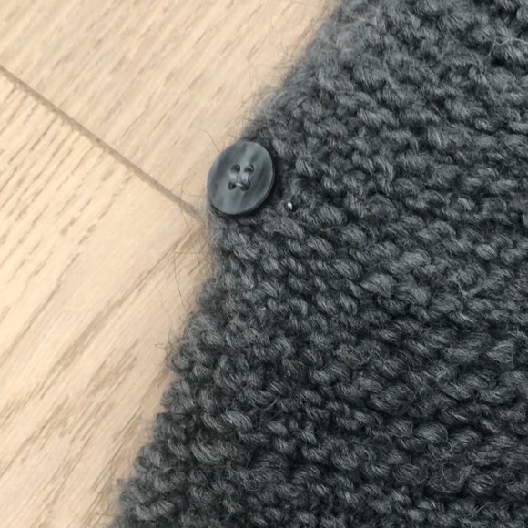 ZARA girl grey knit dress - Picture 3 of 7